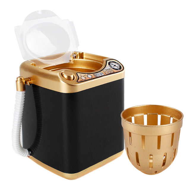 Multifunción Gold Blender Lavadora Lavadora para niños Juguete Belleza Esponja Cepillos Maquillaje Cepillo Limpieza Lavadora eléctrica