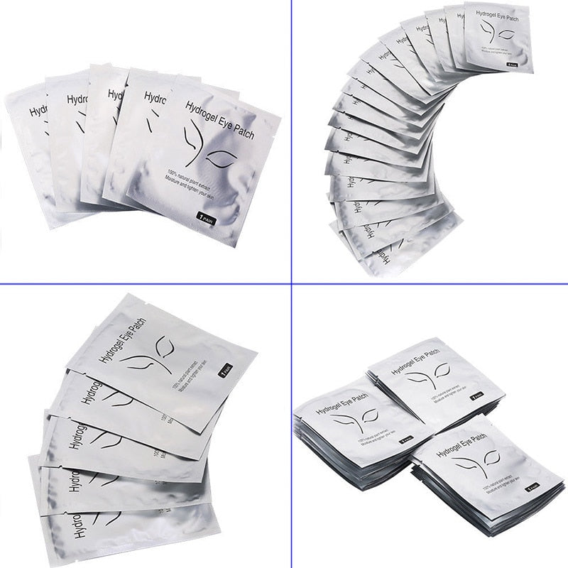 50/100/200 Pares Pestañas Parches de papel Almohadillas para ojos Pestañas Parches para ojos Sin pelusa Almohadillas para ojos sin pelusa Pestañas Extensión para pelusa SSwell