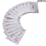 50/100/200 Pares Pestañas Parches de papel Almohadillas para ojos Pestañas Parches para ojos Sin pelusa Almohadillas para ojos sin pelusa Pestañas Extensión para pelusa SSwell