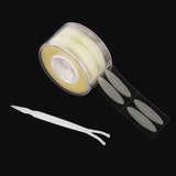 600pcs S / L Cinta adhesiva para párpados Invisible Doble doble pasta para párpados Rayas beige claro Cinta adhesiva natural autoadhesiva Herramientas de maquillaje
